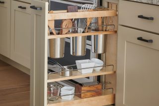 Kitchen Cabinet Baking Pan Storage Organizer – The Steady Hand