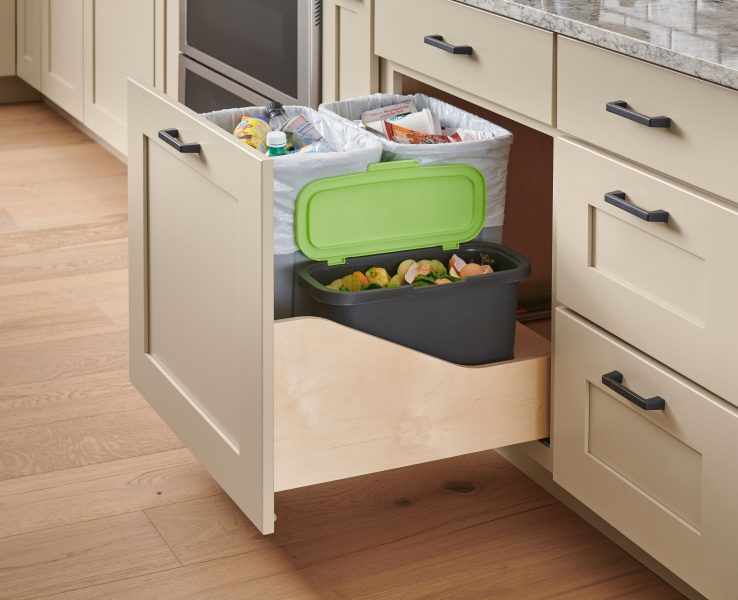 Pullout Shelf Garbage Bin Garbage