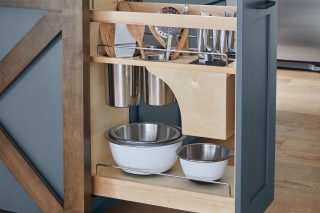 Kitchen Cabinet Baking Pan Storage Organizer – The Steady Hand